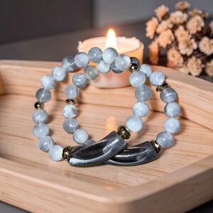 🆕 9mm Beautiful Accent Bracelet 🩶